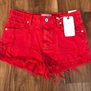 distressed shorts